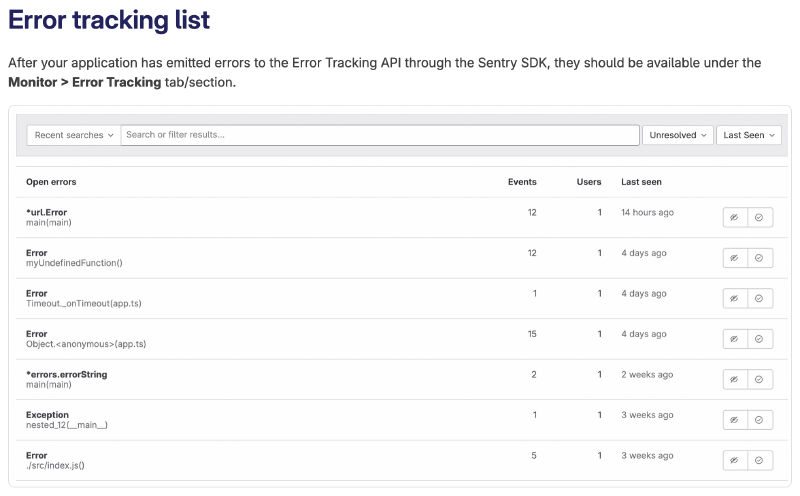 Featured image of post Error Tracking on Gitlab